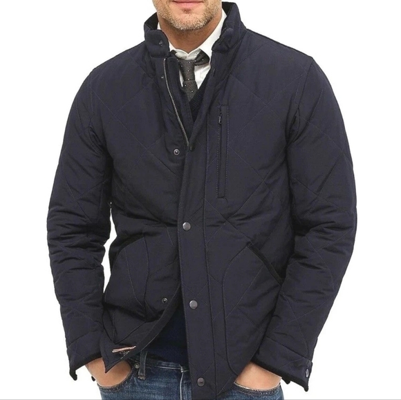 J.Crew Men's Quilted Sussex PrimaLoft Jacket Black Size Small